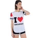 I love brandy Perpetual Short Sleeve T-Shirt