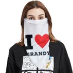 I love brandy Face Covering Bandana (Triangle)