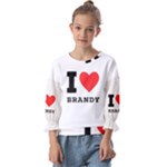 I love brandy Kids  Cuff Sleeve Top