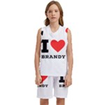 I love brandy Kids  Basketball Mesh Set