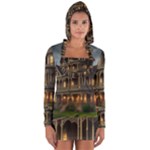 Victorian House In The Woods Long Sleeve Hooded T-shirt
