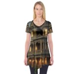 Victorian House In The Woods Short Sleeve Tunic 
