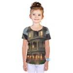 Victorian House In The Woods Kids  One Piece Tee