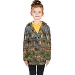 Victorian House In The Woods Kids  Double Breasted Button Coat