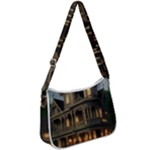 Victorian House In The Woods Zip Up Shoulder Bag