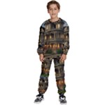 Victorian House In The Woods Kids  Sweatshirt set