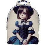 Cute Adorable Victorian Gothic Girl Mini Full Print Backpack