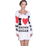 I love brown sugar Long Sleeve Nightdress