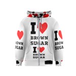 I love brown sugar Kids  Zipper Hoodie