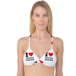 I love brown sugar Reversible Tri Bikini Top