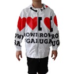 I love brown sugar Kids  Hooded Windbreaker