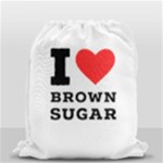 I love brown sugar Drawstring Bag (Small)