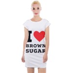 I love brown sugar Cap Sleeve Bodycon Dress