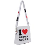 I love brown sugar Zipper Messenger Bag