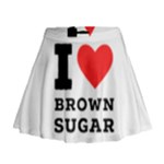 I love brown sugar Mini Flare Skirt