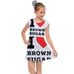 I love brown sugar Kids  Cap Sleeve Dress