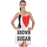 I love brown sugar Show Some Back Chiffon Dress