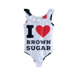 I love brown sugar Kids  Frill Swimsuit