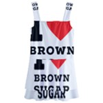 I love brown sugar Kids  Layered Skirt Swimsuit