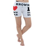 I love brown sugar Lightweight Velour Yoga Shorts