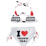 I love brown sugar Kids  Classic Bikini Set