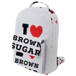 I love brown sugar Flap Pocket Backpack (Small)