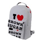 I love brown sugar Flap Pocket Backpack (Large)