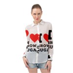 I love brown sugar Long Sleeve Chiffon Shirt