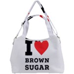 I love brown sugar Double Compartment Shoulder Bag