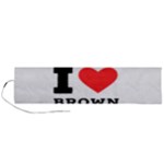 I love brown sugar Roll Up Canvas Pencil Holder (L)