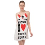 I love brown sugar Summer Time Chiffon Dress