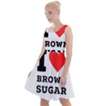 I love brown sugar Knee Length Skater Dress