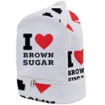 I love brown sugar Zip Bottom Backpack