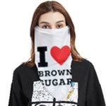 I love brown sugar Face Covering Bandana (Triangle)