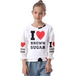 I love brown sugar Kids  Cuff Sleeve Top