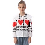 I love brown sugar Kids  Peter Pan Collar Blouse