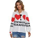 I love brown sugar Women s Long Sleeve Button Up Shirt