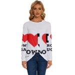 I love brown sugar Long Sleeve Crew Neck Pullover Top