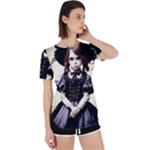 Cute Adorable Victorian Gothic Girl 2 Perpetual Short Sleeve T-Shirt