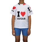 I love sugar  Kids  Short Sleeve Swimwear