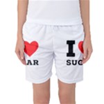 I love sugar  Women s Basketball Shorts