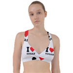 I love sugar  Sweetheart Sports Bra