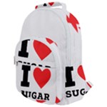 I love sugar  Rounded Multi Pocket Backpack