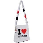 I love sugar  Zipper Messenger Bag