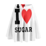 I love sugar  High Waist Skirt