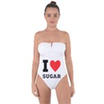 I love sugar  Tie Back One Piece Swimsuit