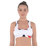 I love sugar  Cross Back Sports Bra