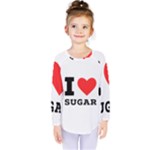 I love sugar  Kids  Long Sleeve Tee