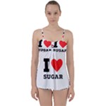 I love sugar  Babydoll Tankini Set