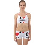 I love sugar  Back Web Gym Set